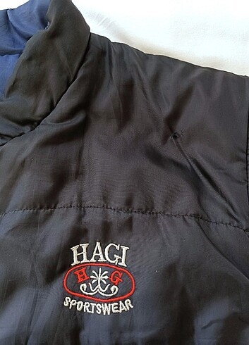 HAGI Çift Taraflı Şişme Vintage Yelek Retro Oldschool - Görsel 6