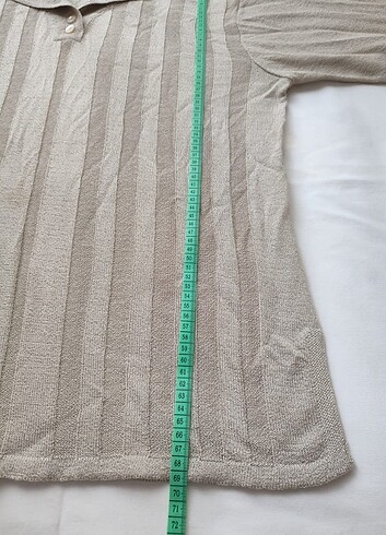 Triko Merserize Vintage Bluz Retro Kazak - Görsel 5