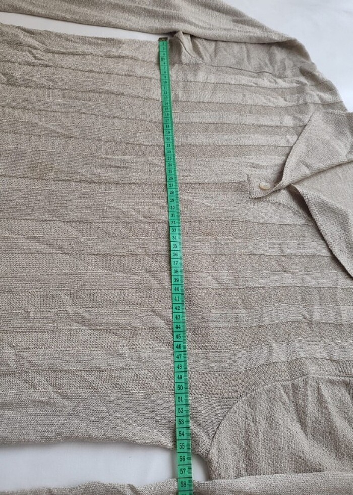 Triko Merserize Vintage Bluz Retro Kazak - Görsel 4