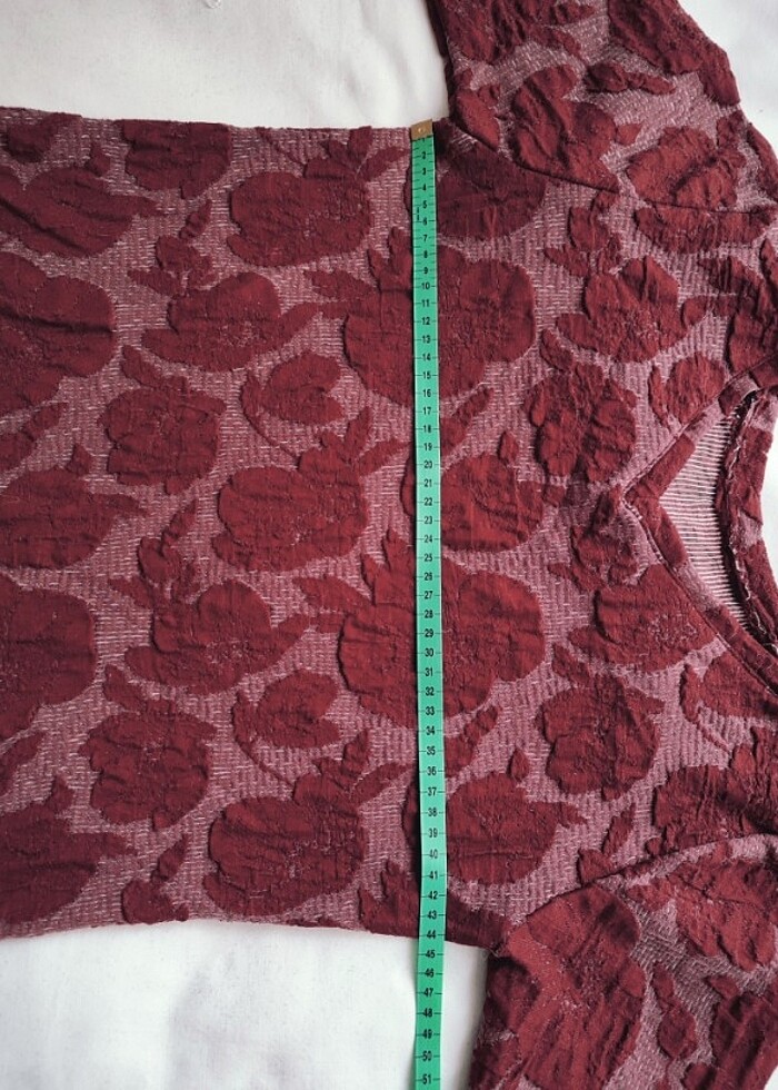 Bordo penye elbise skims y2k lolita - Görsel 3