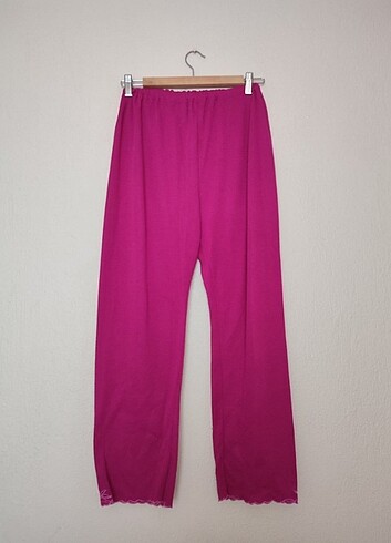 Delik işi Vintage Pijama Takımı Büyük Beden - Görsel 6