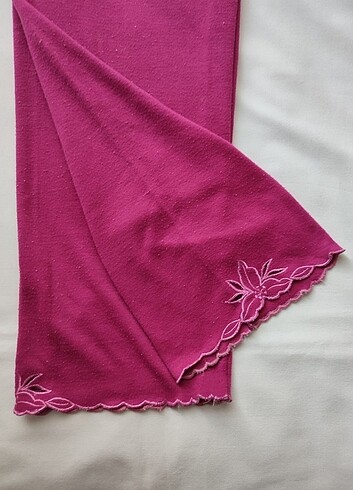 Delik işi Vintage Pijama Takımı Büyük Beden - Görsel 9