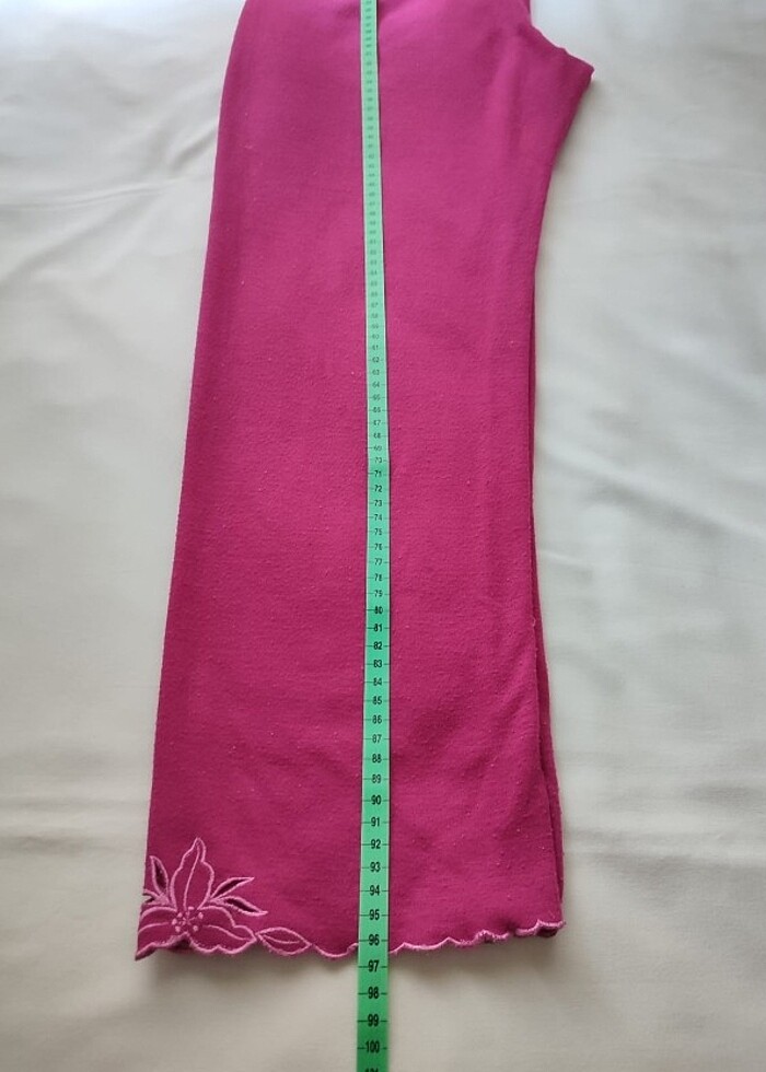 Delik işi Vintage Pijama Takımı Büyük Beden - Görsel 5