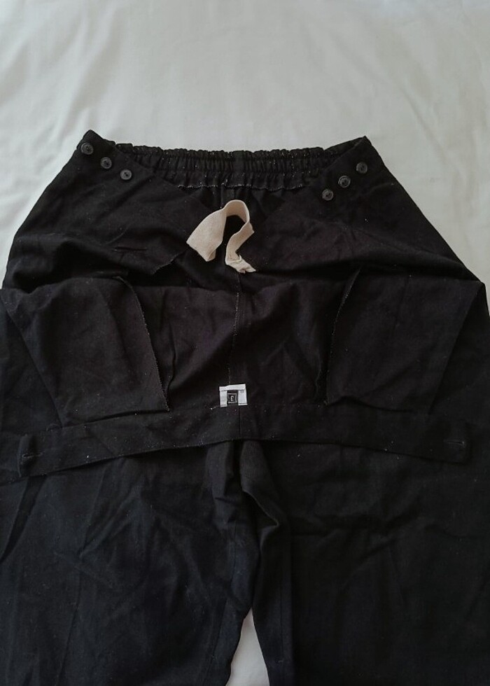 Vintage Kumaş Hamile Pantolonu - Görsel 4