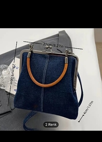 Retro Vintage Kot Çanta - Görsel 6