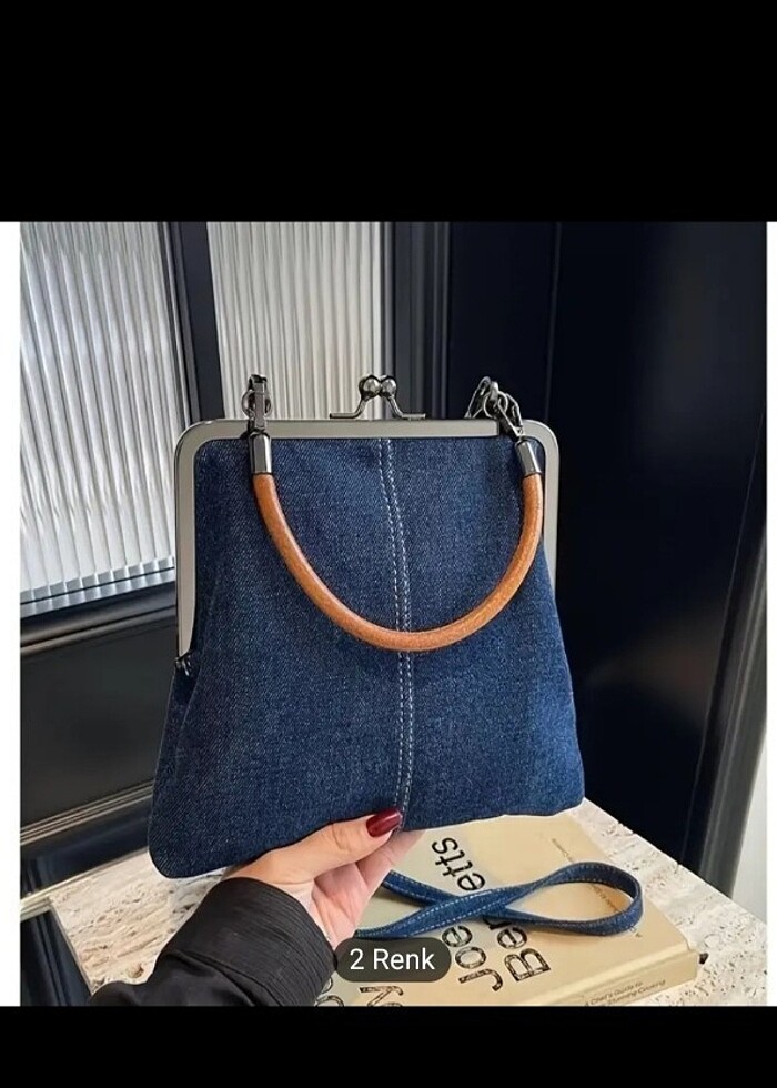 Retro Vintage Kot Çanta - Görsel 5