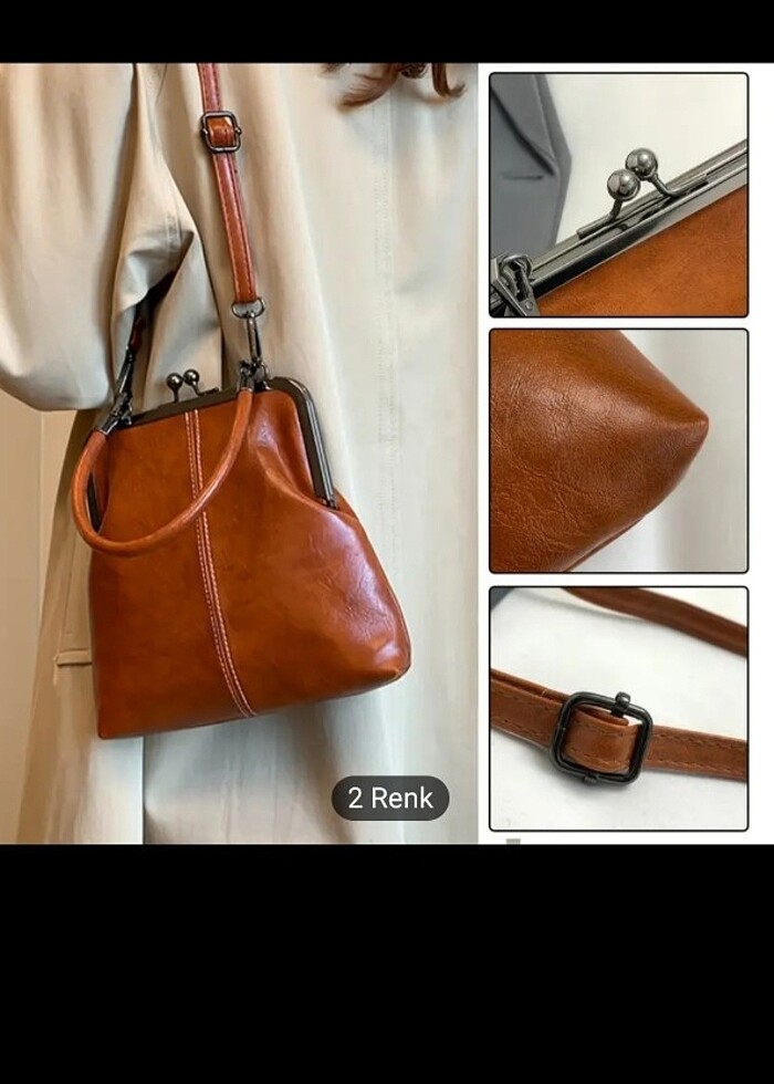 Retro Vintage Çanta Bohem Kol çantası - Görsel 3