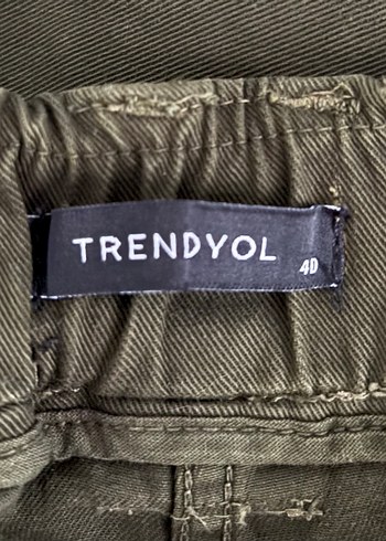 TRENDYOLMİLLA Haki Yüksek Bel Jogger Pantolon - Görsel 3