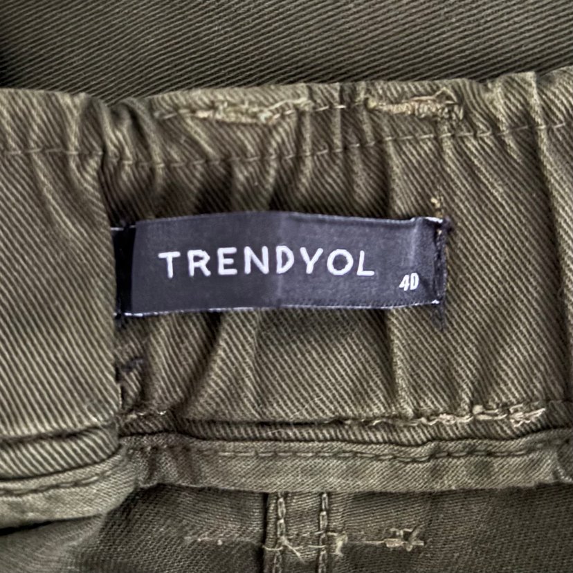 TRENDYOLMİLLA Haki Yüksek Bel Jogger Pantolon - Görsel 3