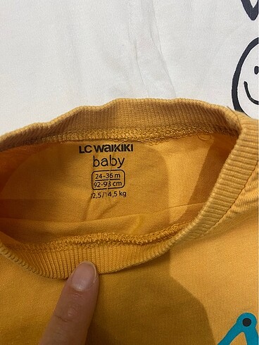 LC Waikiki 2-3 yaş tişört 3 adet