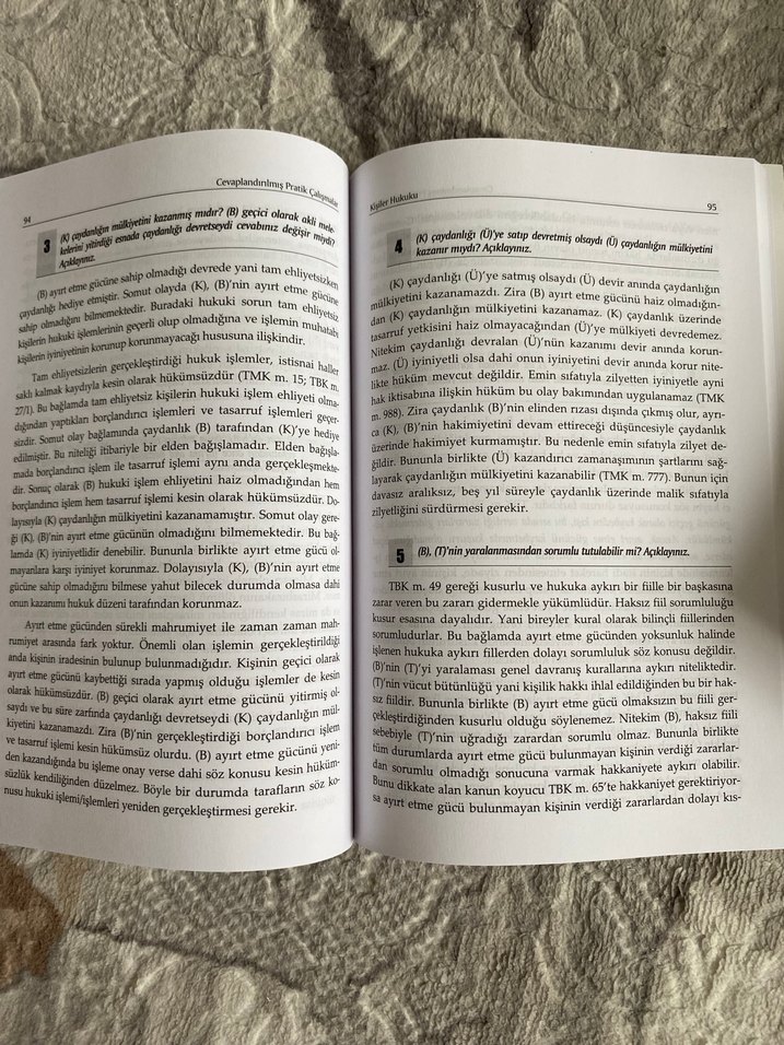 Medeni Hukuk Pratik Çalışmalar Kitabı - Görsel 2