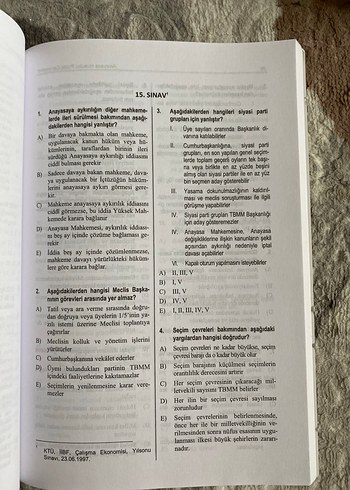 Anayasa Hukuku Pratik Çalışmalar Kitabı - Görsel 2