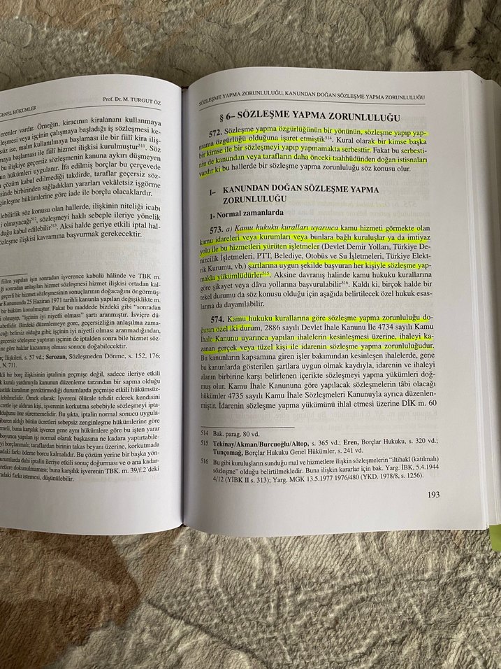 Borçlar Hukuku Genel Hükümler Cilt 1 - 21. Baskı - Görsel 3