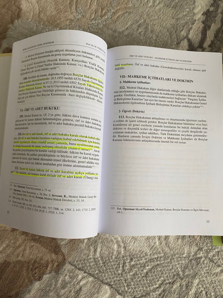 Borçlar Hukuku Genel Hükümler Cilt 1 - 21. Baskı - Görsel 2