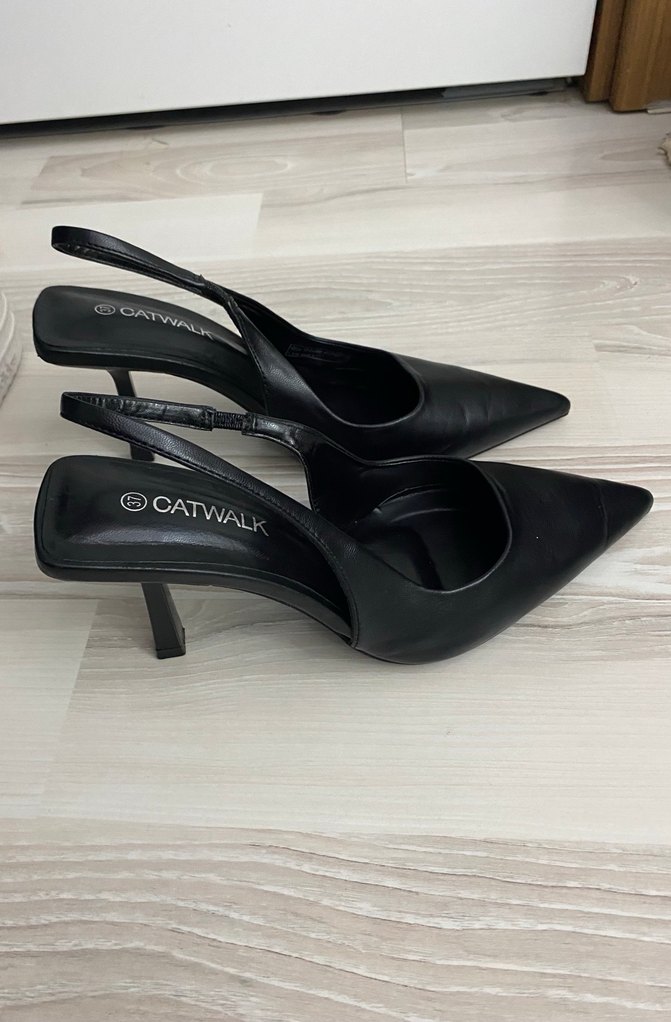 Kadın Siyah  Stiletto Topuklu Ayakkabı - Görsel 2