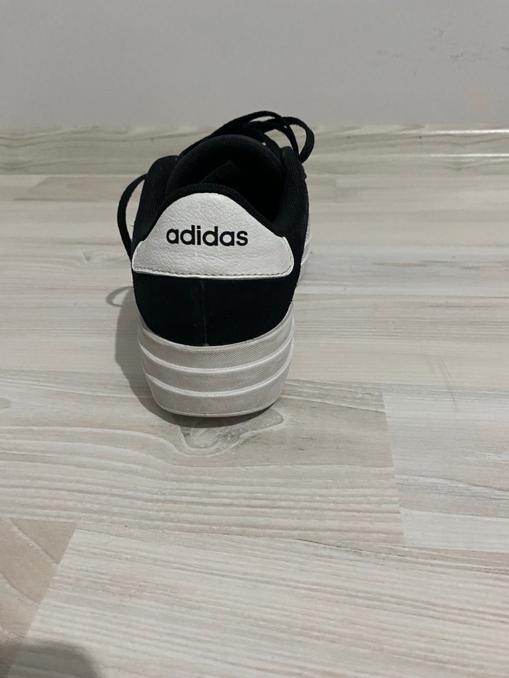 ADİDAS  Siyah Beyaz Platform Spor Ayakkabı - Görsel 3