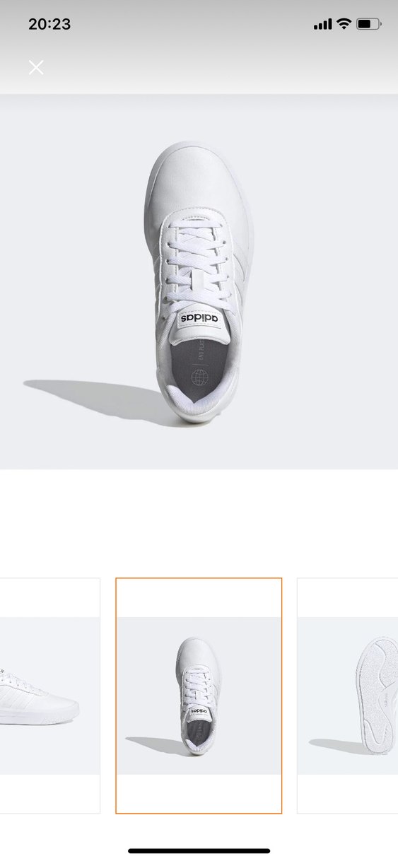 Adidas kadın Beyaz Platform Kadın Spor Ayakkabı - Görsel 2