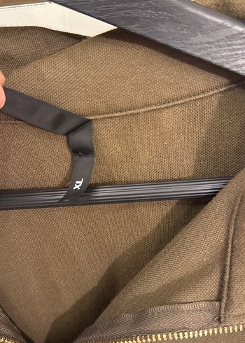 Kadın Kahverengi Yarım Fermuarlı Sweatshirt - Görsel 3