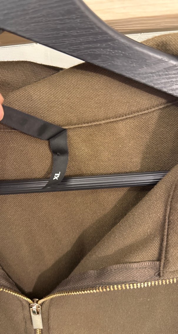 Kadın Kahverengi Yarım Fermuarlı Sweatshirt - Görsel 3