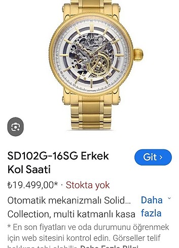 HİSLON OTOMATİK MÜTHİŞ ERKEK SAAT - Görsel 10