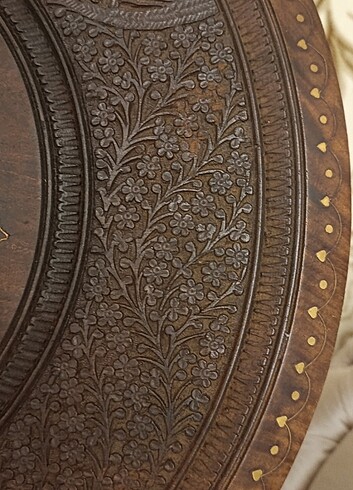 ORJİNAL AHŞAP SEDEFLİ SEHPA - Görsel 10