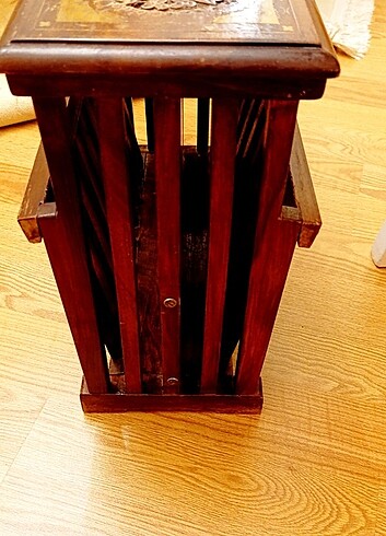 AHŞAP SEDEFLİ ÖZEL YAPIM GAZETELİK - Görsel 6