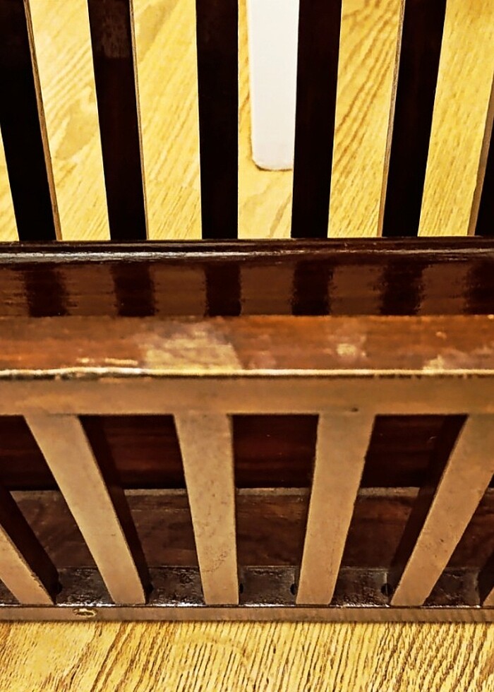 AHŞAP SEDEFLİ ÖZEL YAPIM GAZETELİK - Görsel 5