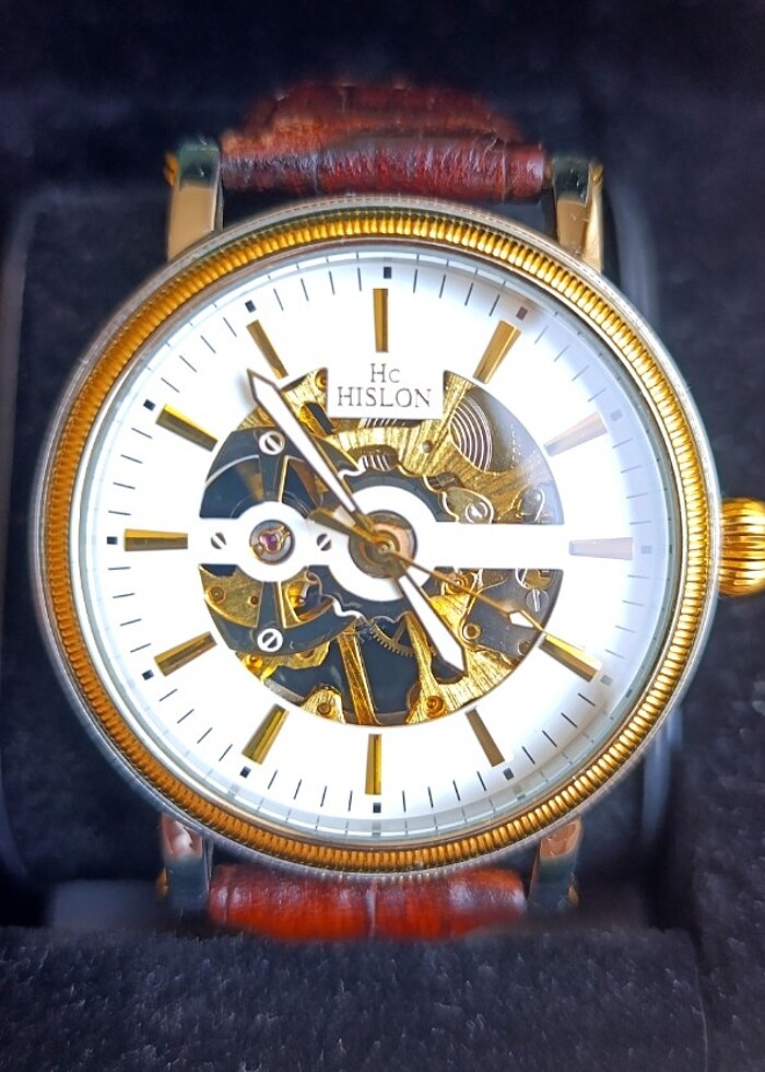 HİSLON SIFIR AYARINDA KURMALI ERKEK SAAT  - Görsel 2