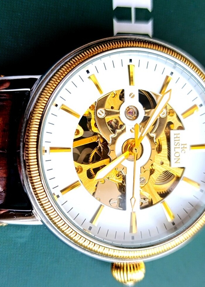 HİSLON SIFIR AYARINDA KURMALI ERKEK SAAT  - Görsel 3