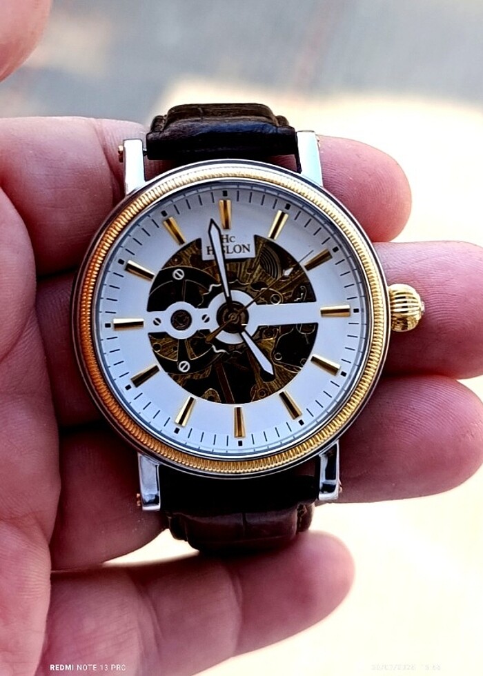 HİSLON SIFIR AYARINDA KURMALI ERKEK SAAT  - Görsel 5