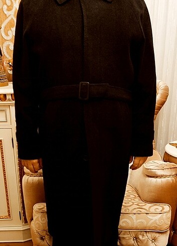 İTALY ÖZEL SARAR ÜRETİMİ 56 BEDEN YÜN PALTO - Görsel 8