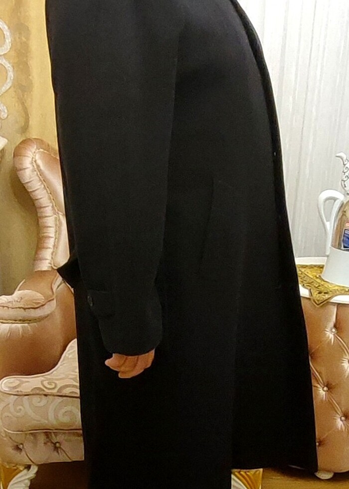 İTALY ÖZEL SARAR ÜRETİMİ 56 BEDEN YÜN PALTO - Görsel 3