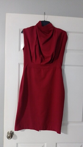 Bordo elbise