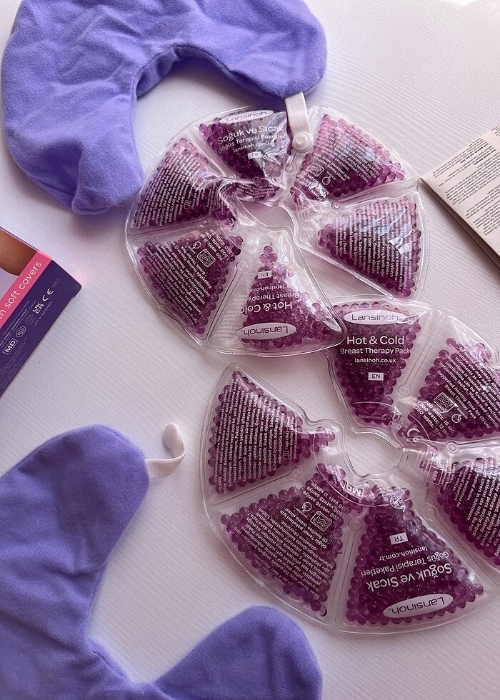 Lansinoh sıcak/soğuk göğüs kompres paket - Görsel 2