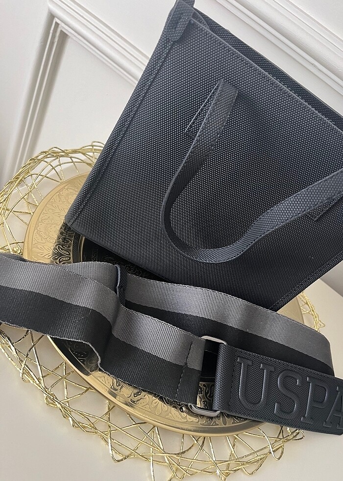 Us Polo siyah çanta yeni - Görsel 3