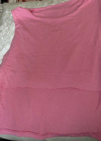 Pembe Basic Kolsuz Salaş Atlet - Görsel 5