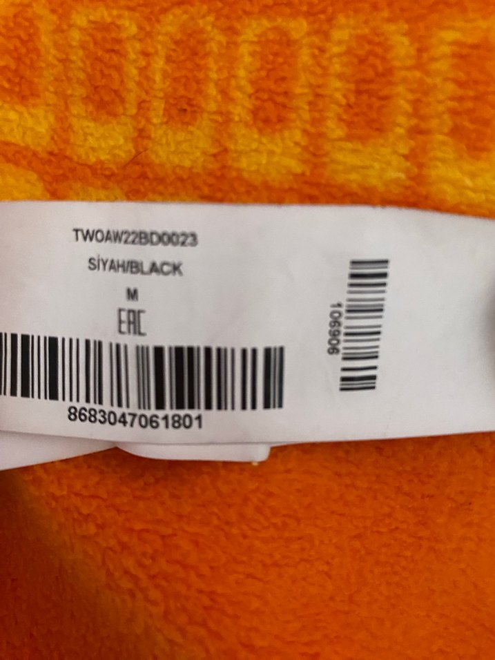 Drapeli Siyah Strappy Kadın Mayo - Görsel 3