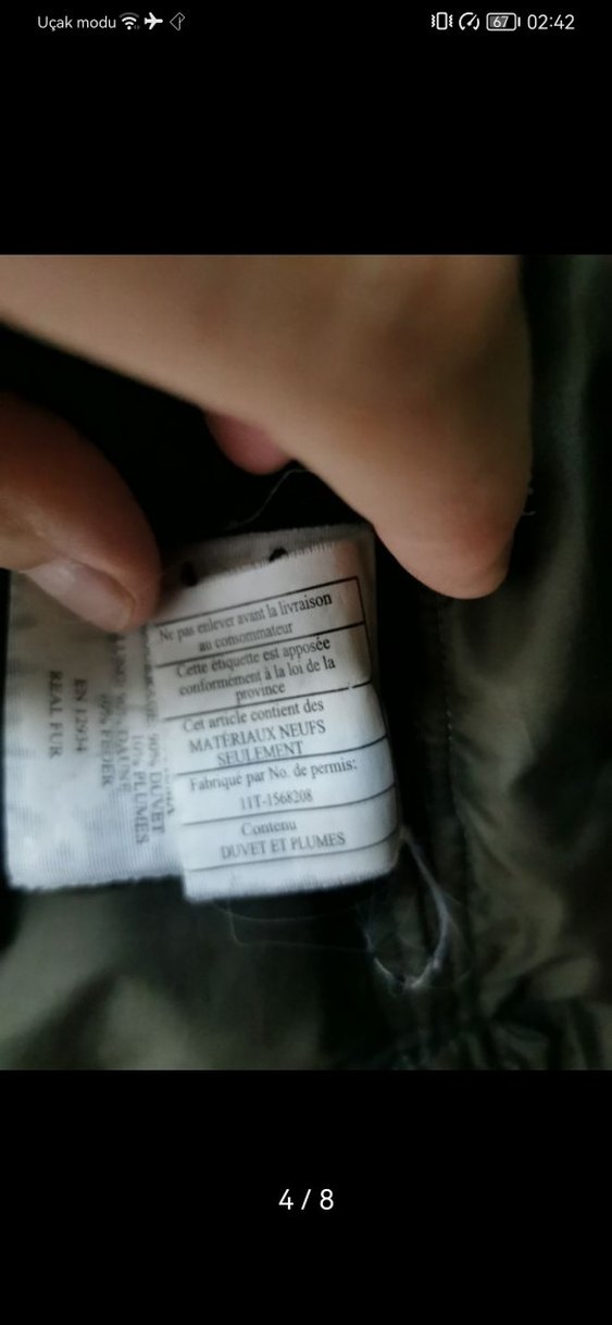 Orjinal Parajumpers kaz tüyü kaban mont - Görsel 3