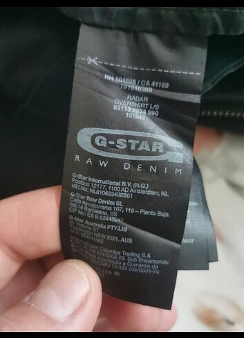 Original G-star raw ceket - Görsel 8