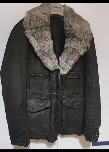 Lempelius tam boy tavşan kurk kaban mont - Görsel 4