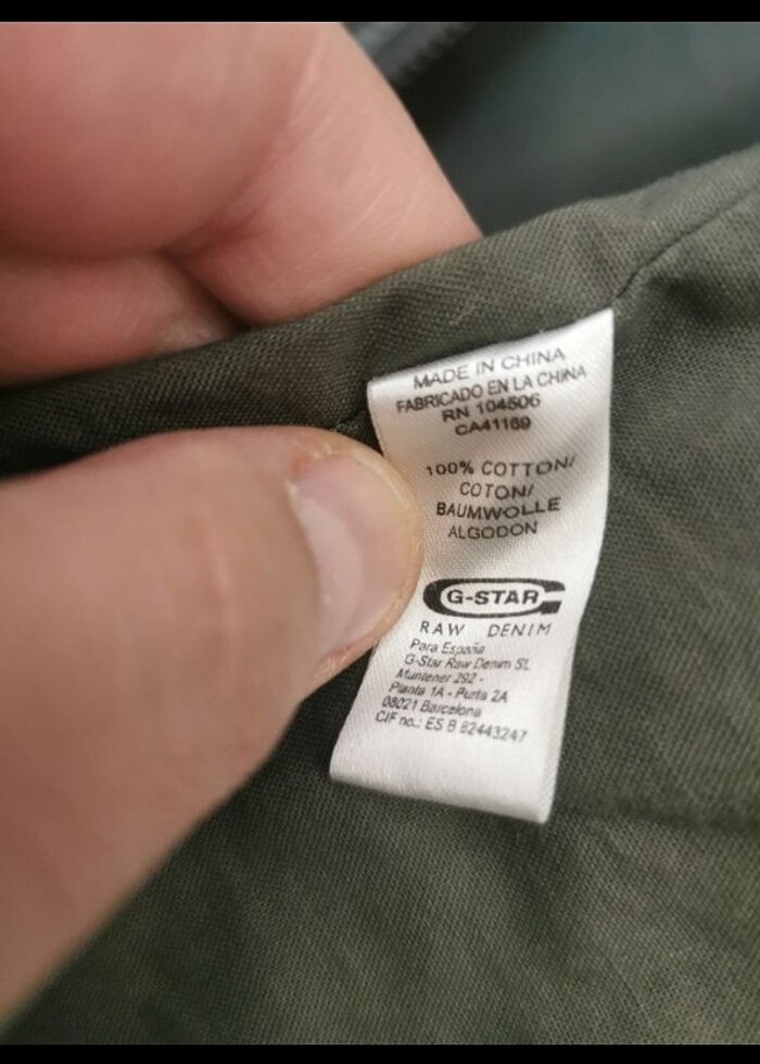 Orjinal G-Star Raw ceket mont - Görsel 4