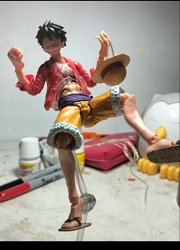 One piece luffy figür orjinal figür hareketli figür anime