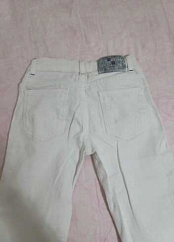 U.S Polo Assn. Erkek cocuk beyaz kot pantolon