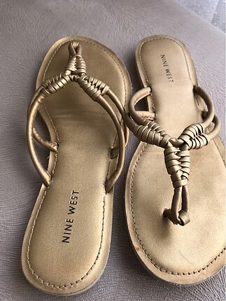 Nine West Nine west Gold renk terlik