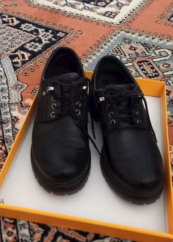 Greyder Siyah Oxford Ayakkabı