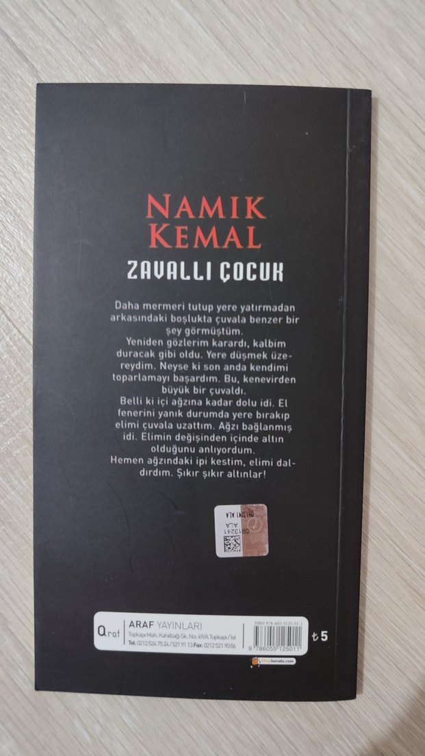Zavallı Çocuk - Namık Kemal - Görsel 3