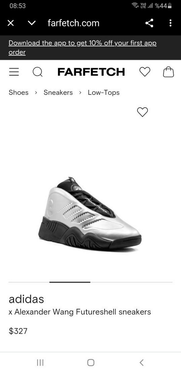 adidas x Alexander Wang Gri Snaker - Görsel 3