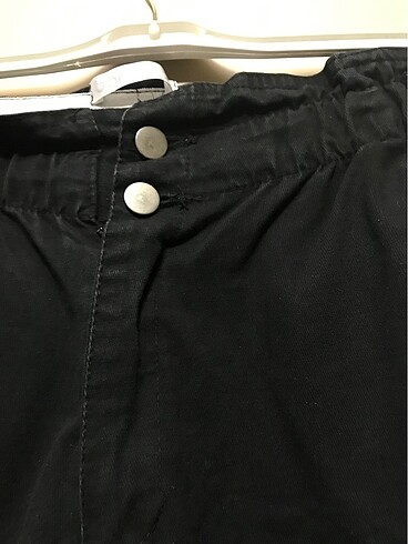 Diğer Siyah lastikli kot pantolon