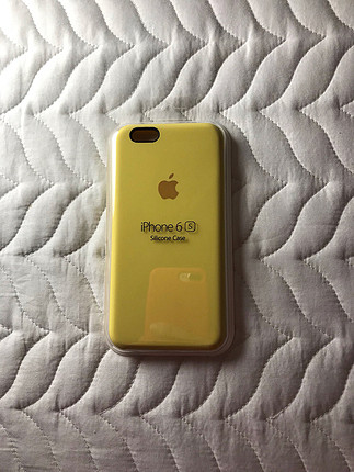 Sarı iphone 6/6S plus orjinal silikon case