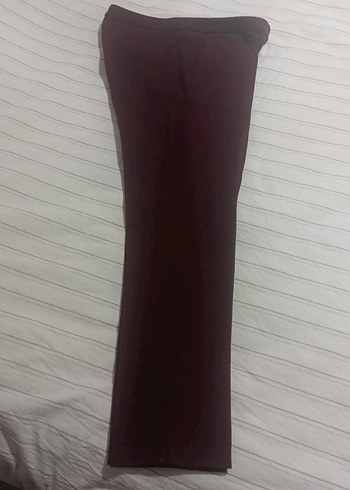 Kadın Bordo Kumaş Pantolon